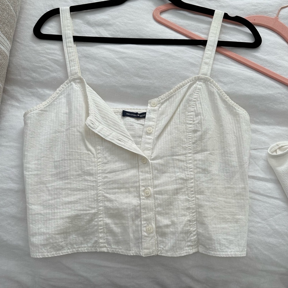 White brandy Melville top